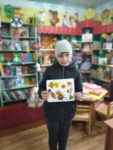 Сьогодні наша бібліотека отримала щирий осінній подарунок .